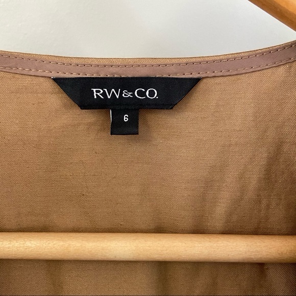RW&amp Co button up dress sz 6 - Picture 3 of 3